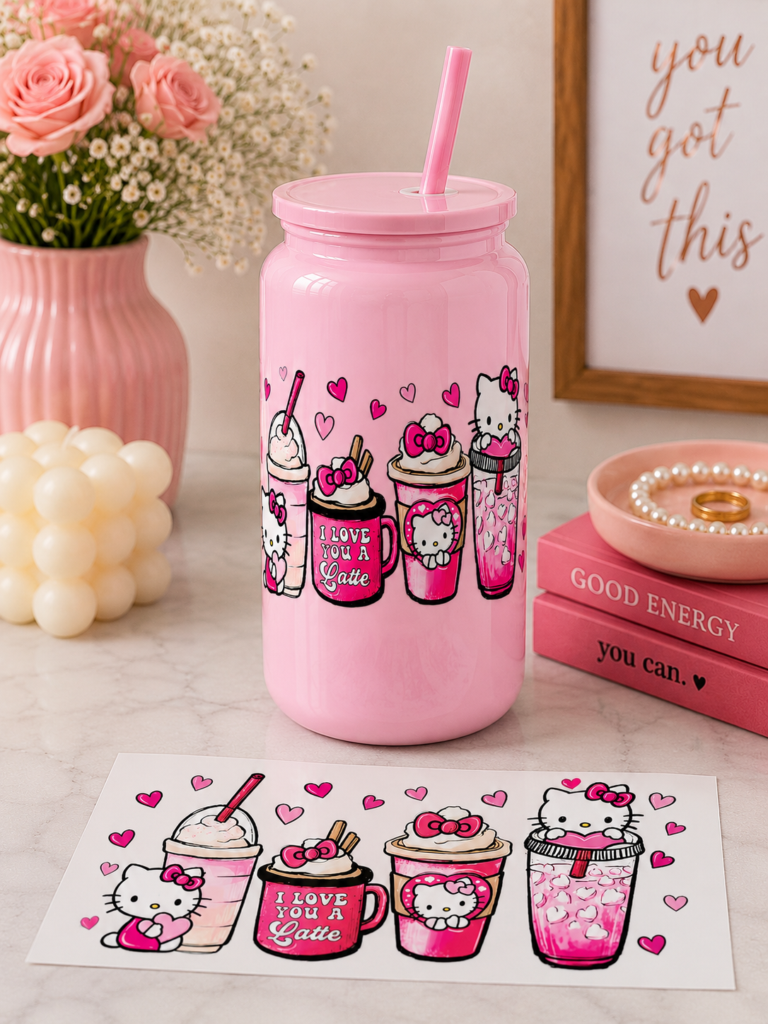 Hello Kitty Glass nca Cup