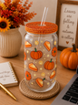 Pumpkin Pie & Pumpkins Glass cup sea