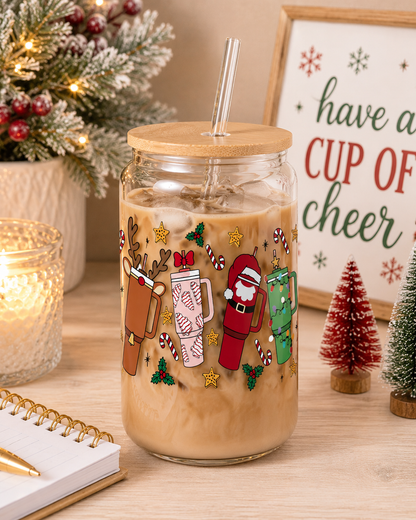 Christmas Tumbler Collection Glass  Cup |