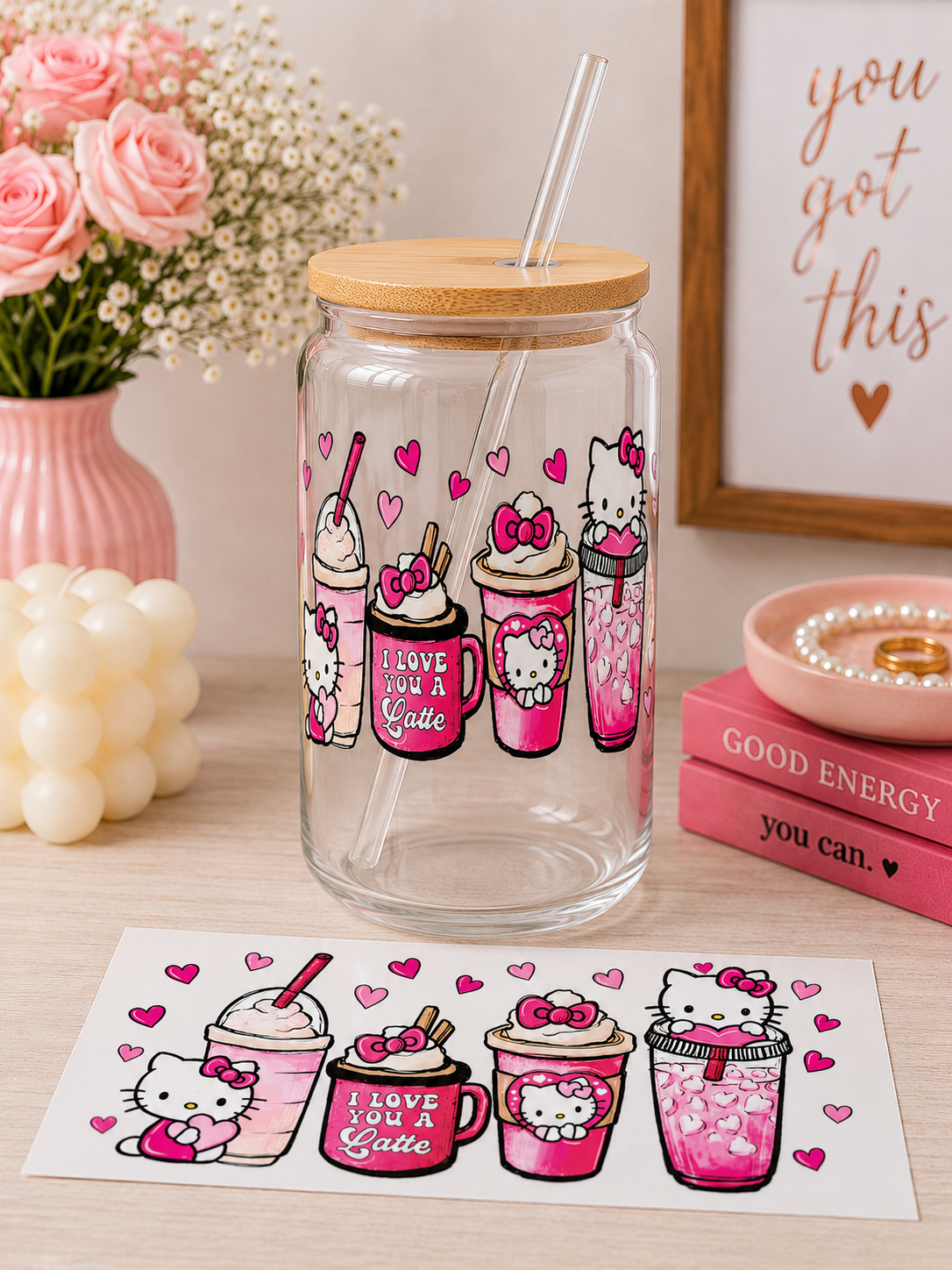 Hello Kitty Glass nca Cup