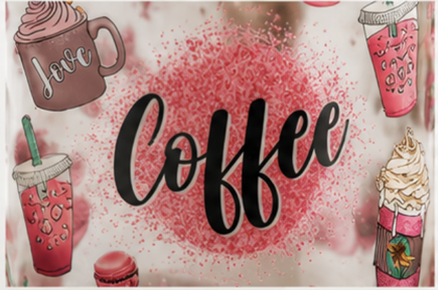 ☕ Coffee  Glass Can Cup – 16oz Pink Aesthetic Iced Coffee Tumbler edi